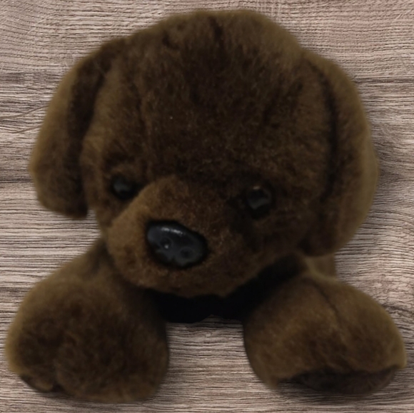 AURORA MIYONI TOTS PLUSH STUFFED ANIMAL CHOCOLATE LABRADOR PUPPY DOG - Picture 1 of 8
